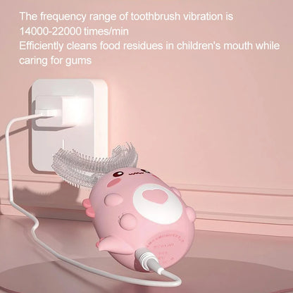 Kids U-shaped Sonic Electric Toothbrush 360