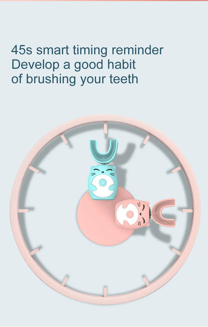 Kids U-shaped Sonic Electric Toothbrush 360