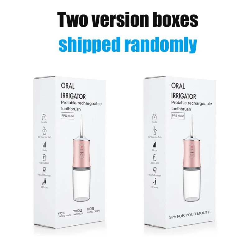 Portable Cordless Water Flosser for Teeth Cleaning