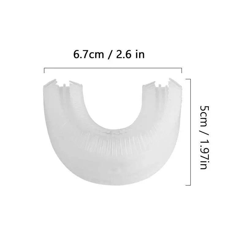 Replacement Head Tooth Whitening Silicone Automatic 360° Sonic Toothbrush