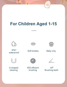 Kids U-shaped Sonic Electric Toothbrush 360