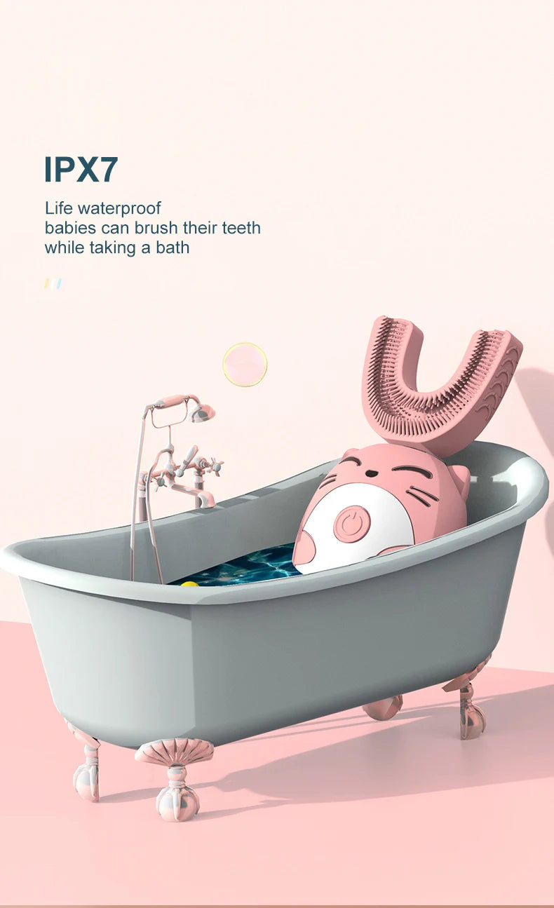 Kids U-shaped Sonic Electric Toothbrush 360