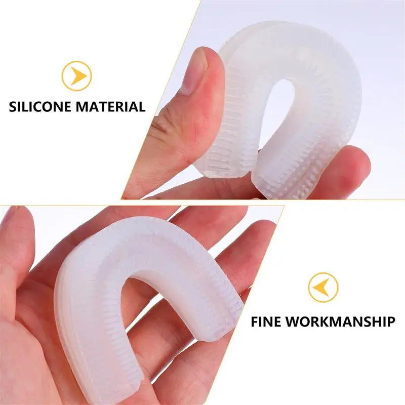 Replacement Head Tooth Whitening Silicone Automatic 360° Sonic Toothbrush