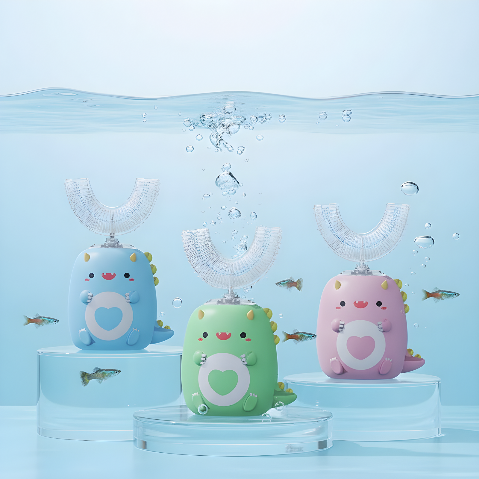 Kids U-shaped Sonic Electric Toothbrush 360